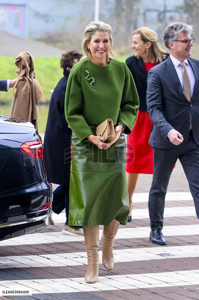 Queen Maxima Opens The National Education Exhibition - Utrecht