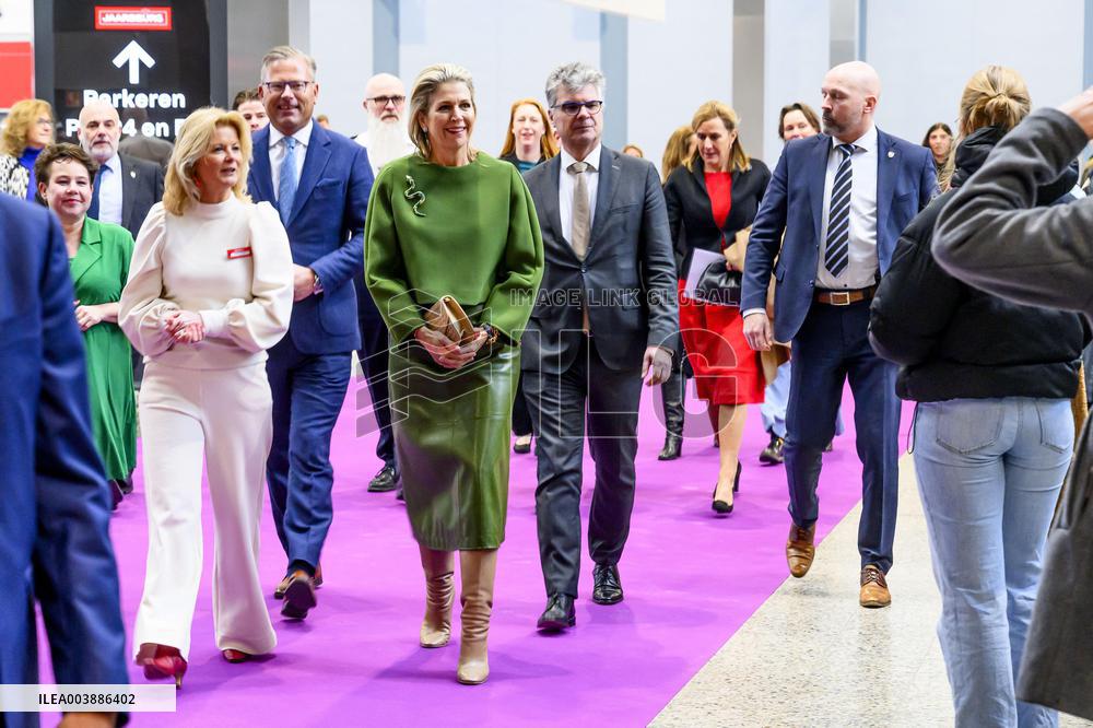 Queen Maxima Opens The National Education Exhibition - Utrecht