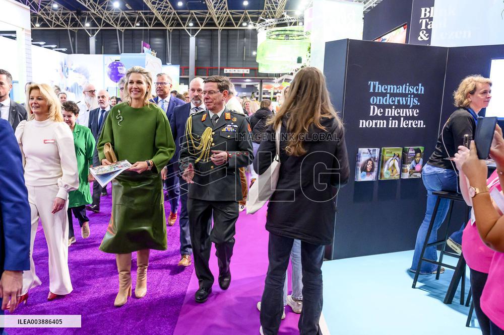 Queen Maxima Opens The National Education Exhibition - Utrecht