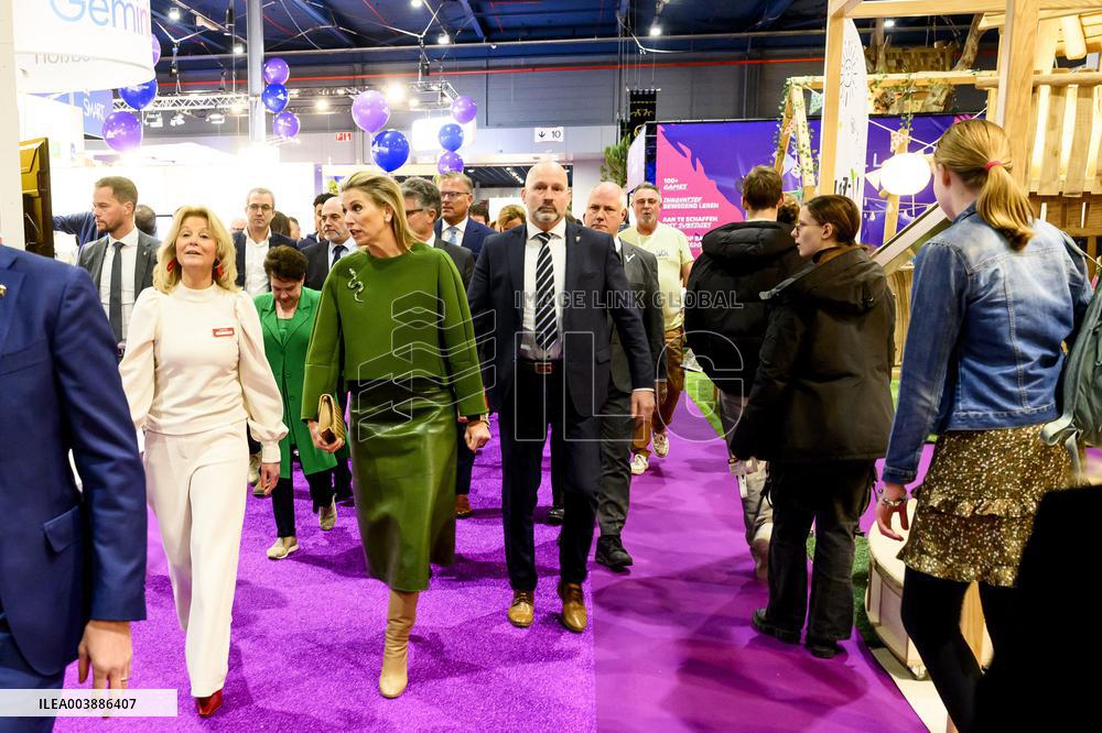 Queen Maxima Opens The National Education Exhibition - Utrecht