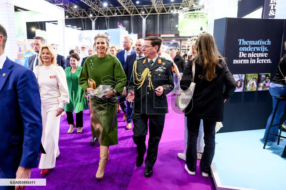 Queen Maxima Opens The National Education Exhibition - Utrecht