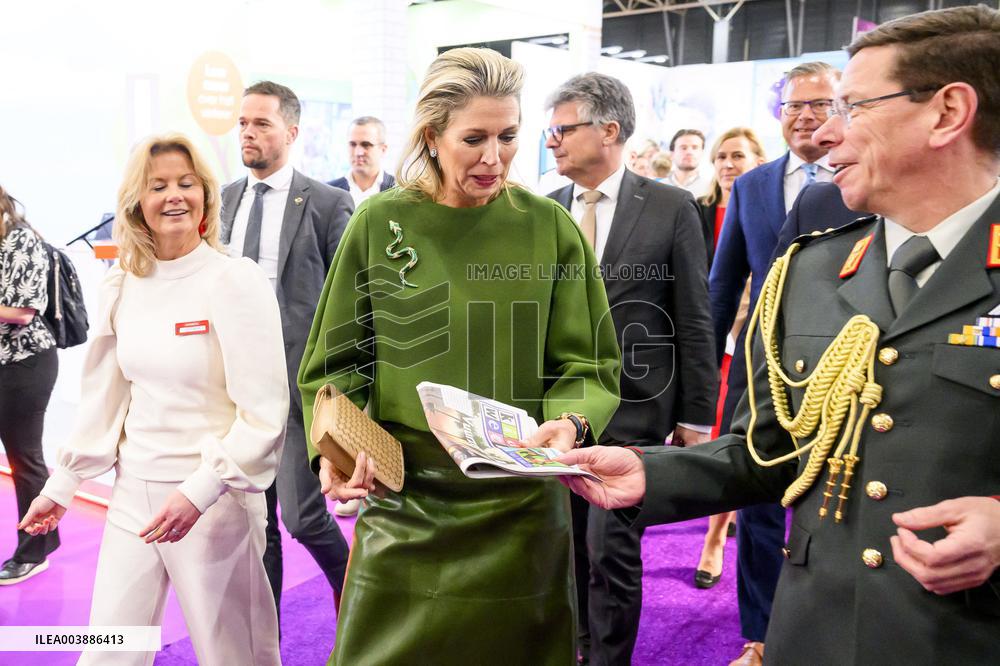 Queen Maxima Opens The National Education Exhibition - Utrecht