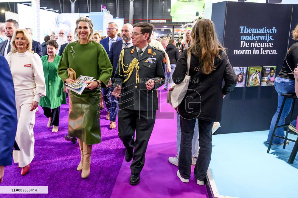 Queen Maxima Opens The National Education Exhibition - Utrecht