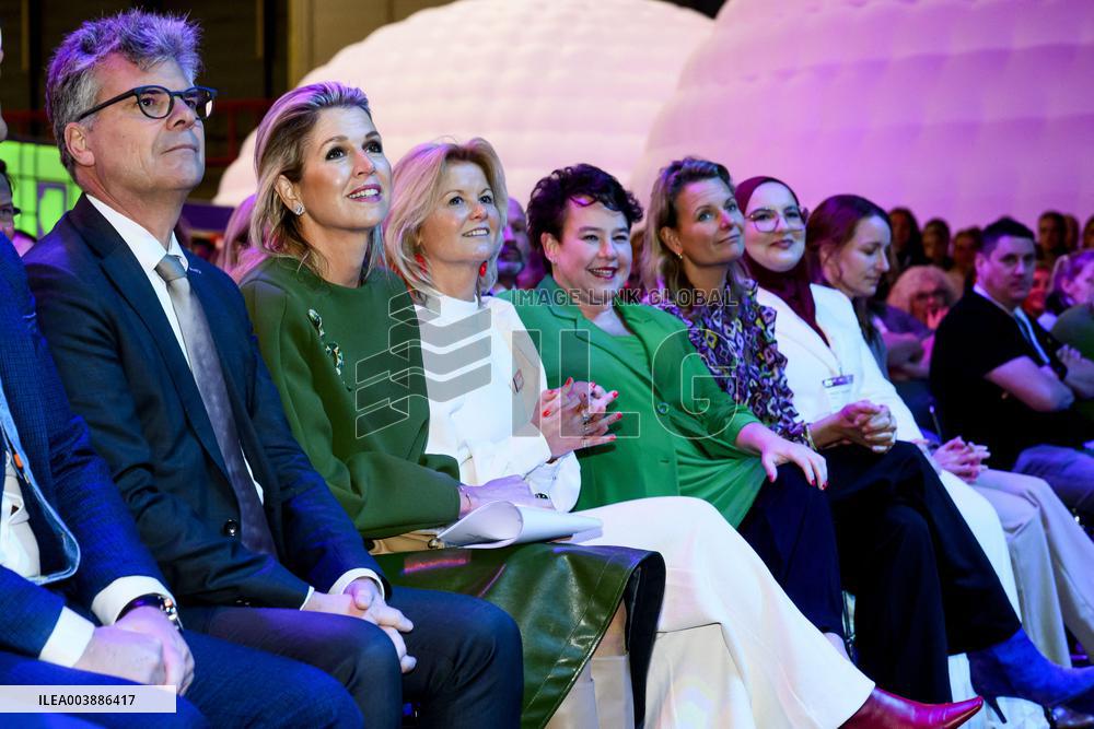 Queen Maxima Opens The National Education Exhibition - Utrecht