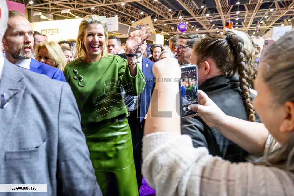 Queen Maxima Opens The National Education Exhibition - Utrecht