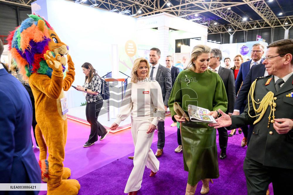 Queen Maxima Opens The National Education Exhibition - Utrecht