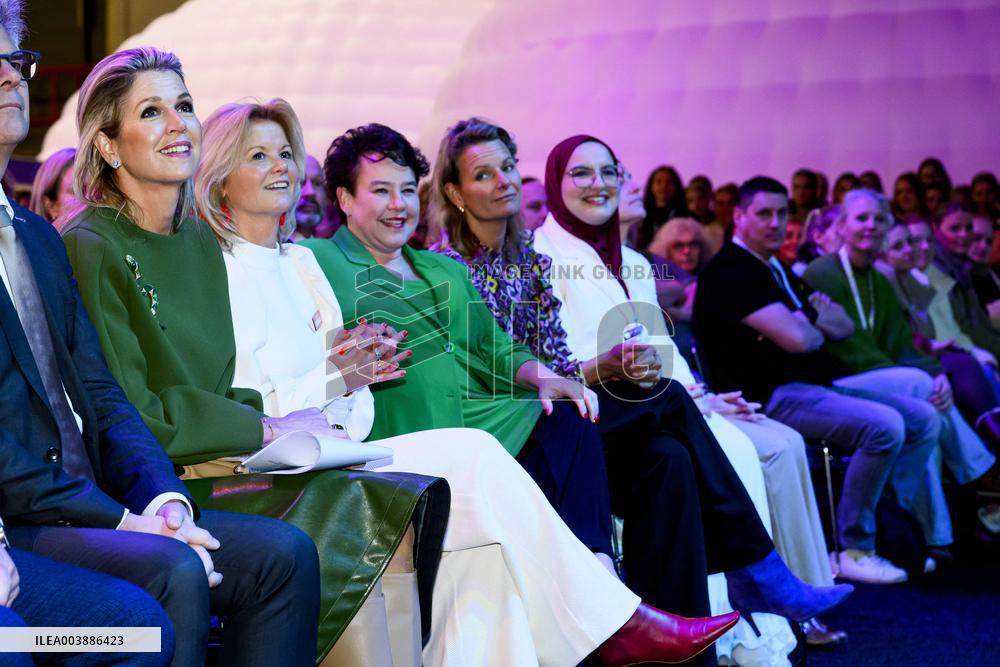 Queen Maxima Opens The National Education Exhibition - Utrecht