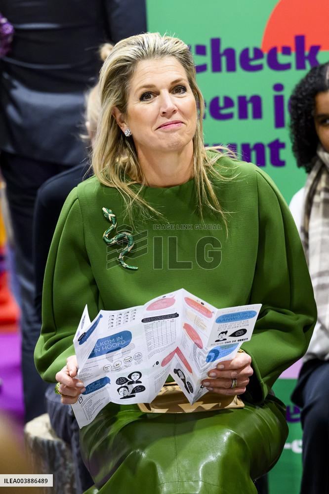 Queen Maxima Opens The National Education Exhibition - Utrecht