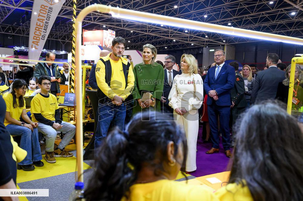 Queen Maxima Opens The National Education Exhibition - Utrecht