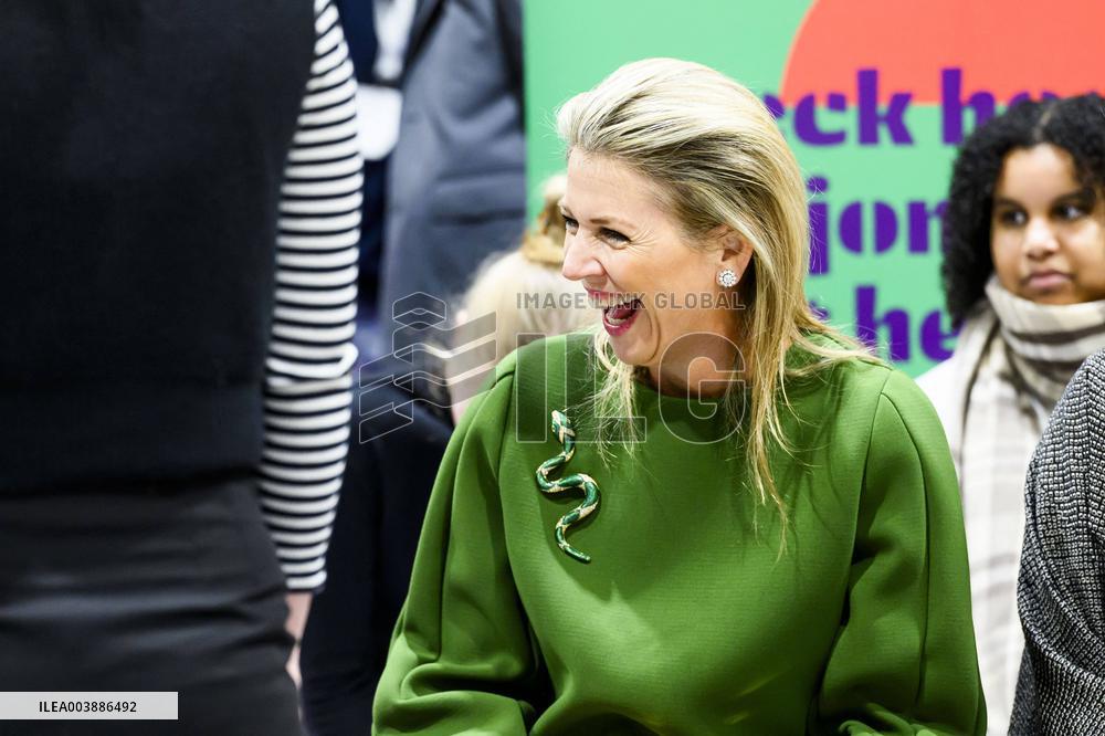 Queen Maxima Opens The National Education Exhibition - Utrecht