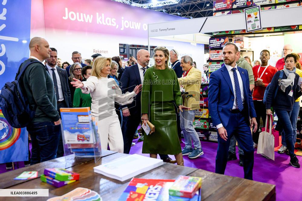 Queen Maxima Opens The National Education Exhibition - Utrecht