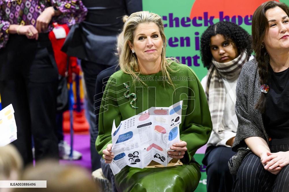 Queen Maxima Opens The National Education Exhibition - Utrecht