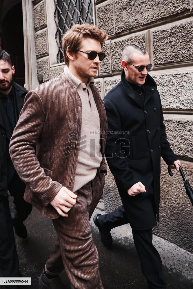 MFW - Giorgio Armani Arrivals