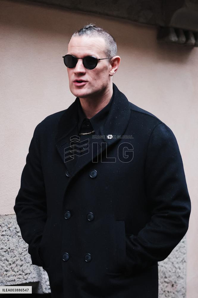 MFW - Giorgio Armani Arrivals