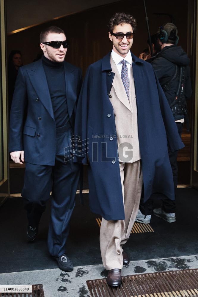 MFW - Giorgio Armani Arrivals