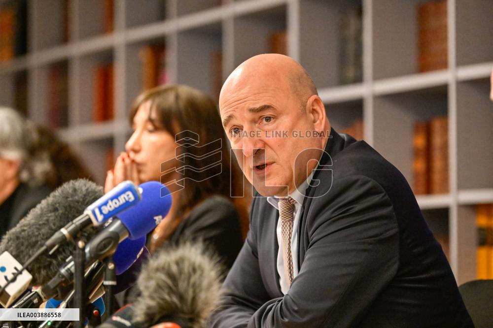 Press Conference on Drug Trafficking - Marseille