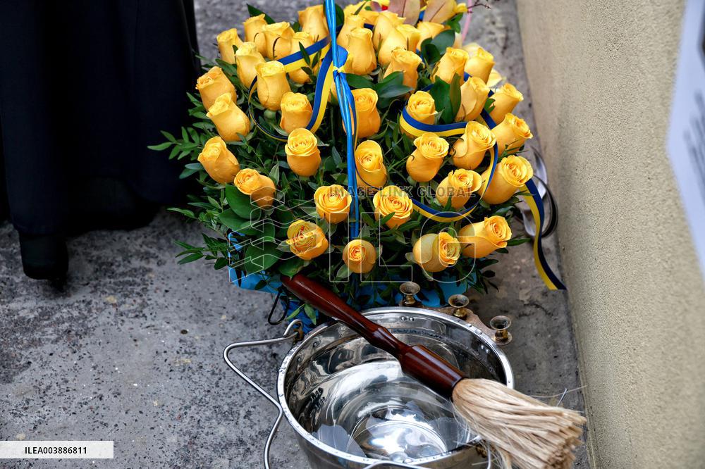 Wall in memory of fallen defenders opens in Odesa