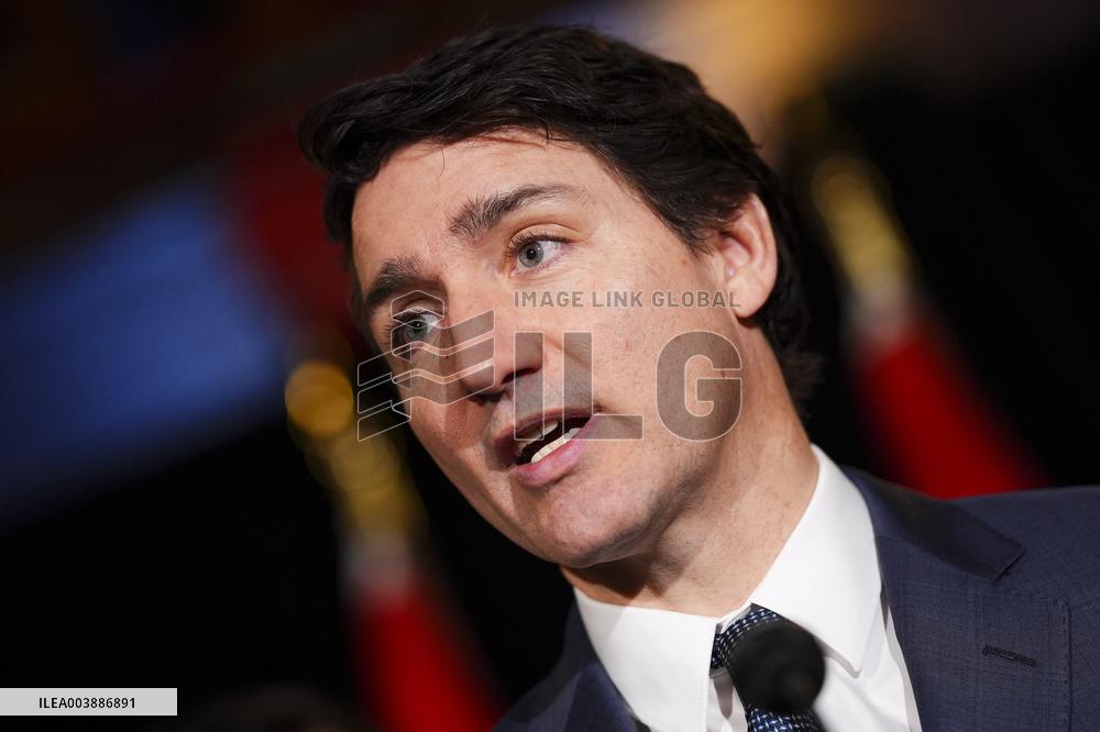 Trudeau Press Conference - Quebec