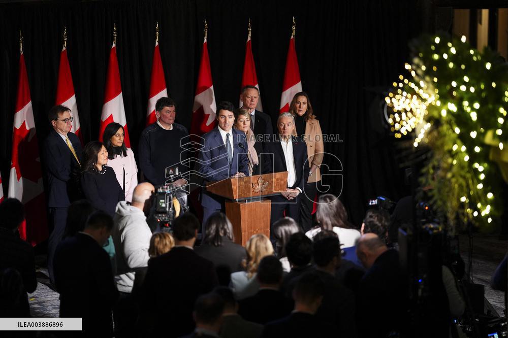 Trudeau Press Conference - Quebec