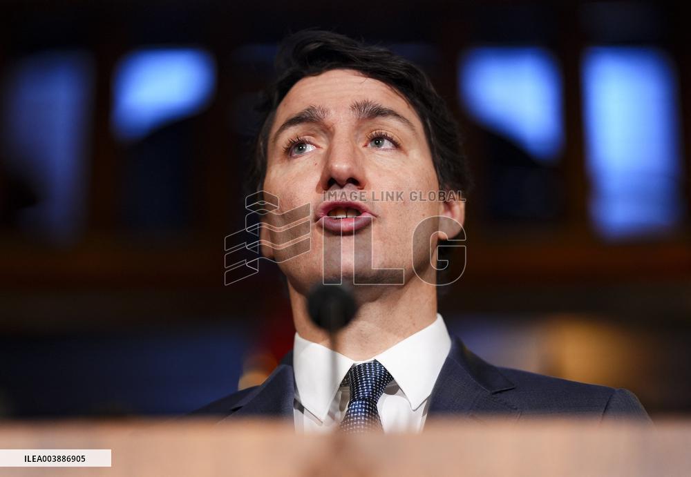Trudeau Press Conference - Quebec
