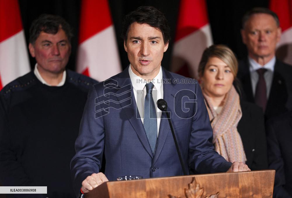 Trudeau Press Conference - Quebec