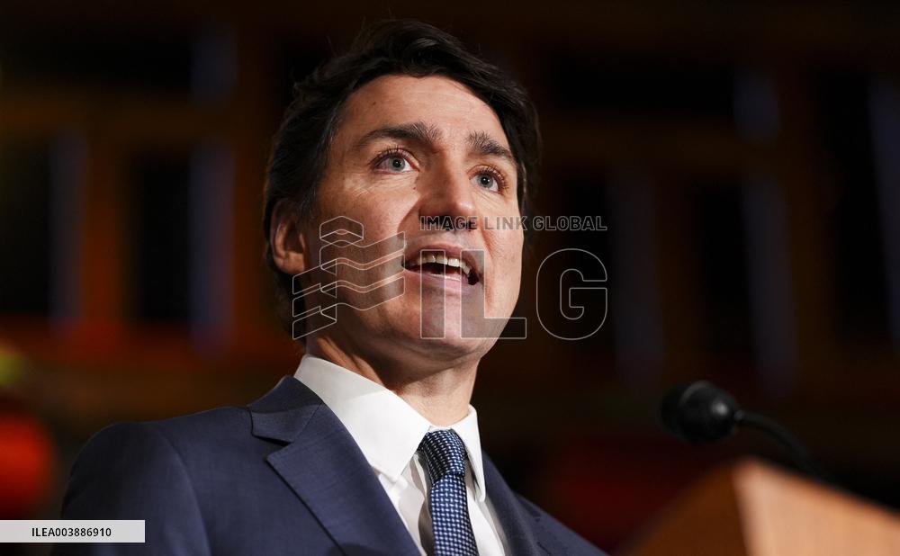 Trudeau Press Conference - Quebec