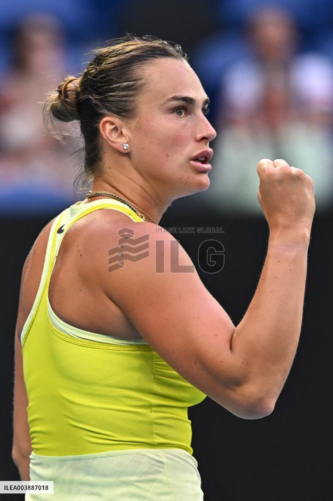 Australian Open - Sabalenka Defeats Pavlyuchenkova In Womens Quarter-Final