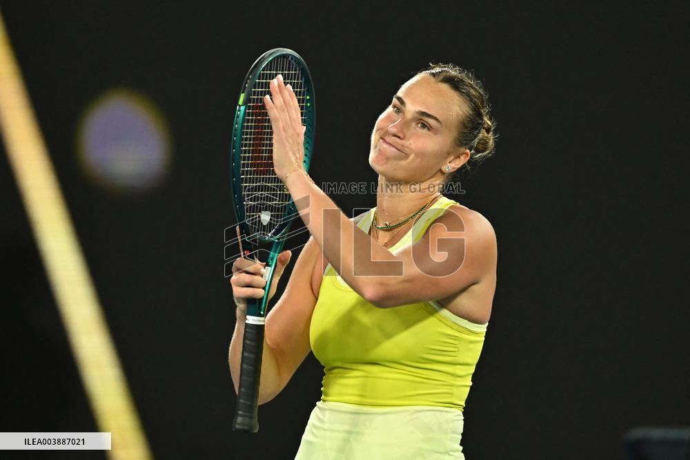 Australian Open - Sabalenka Defeats Pavlyuchenkova In Womens Quarter-Final