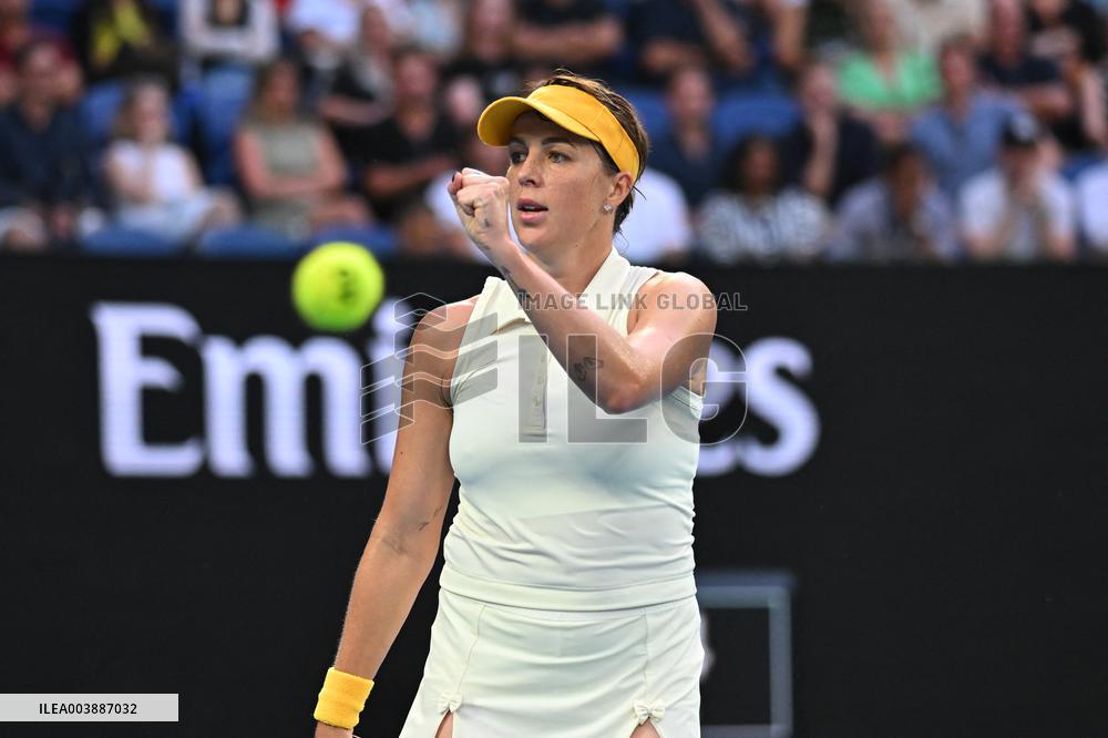 Australian Open - Sabalenka Defeats Pavlyuchenkova In Womens Quarter-Final