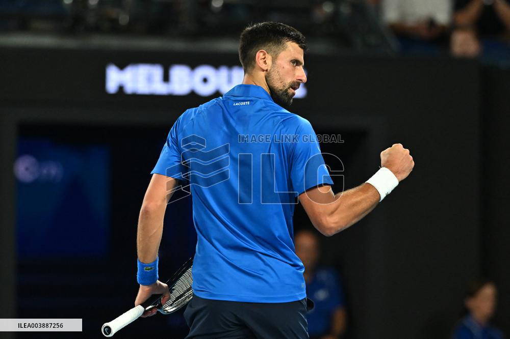 Australian Open - Djokovic Defeats Alcaraz In Mens Quarter-Final