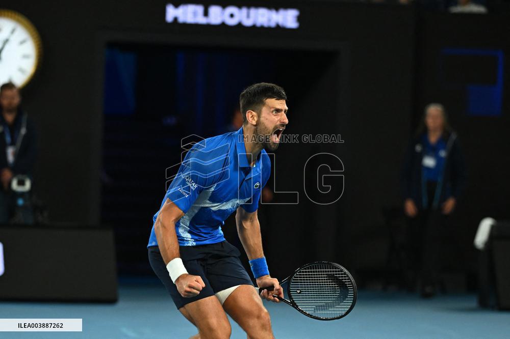 Australian Open - Djokovic Defeats Alcaraz In Mens Quarter-Final