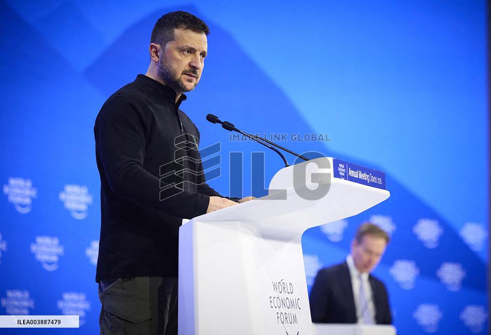 Zelensky At WEF - Davos