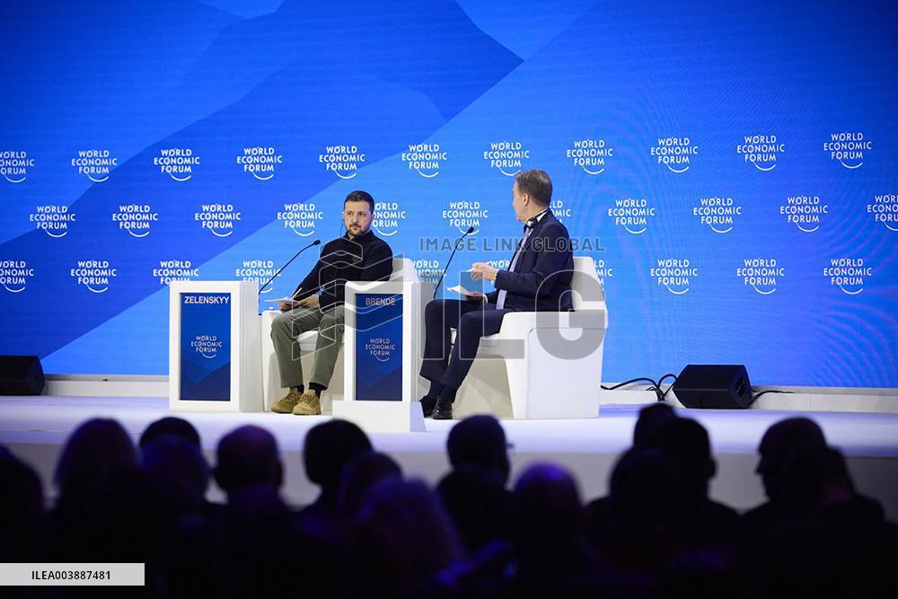 Zelensky At WEF - Davos
