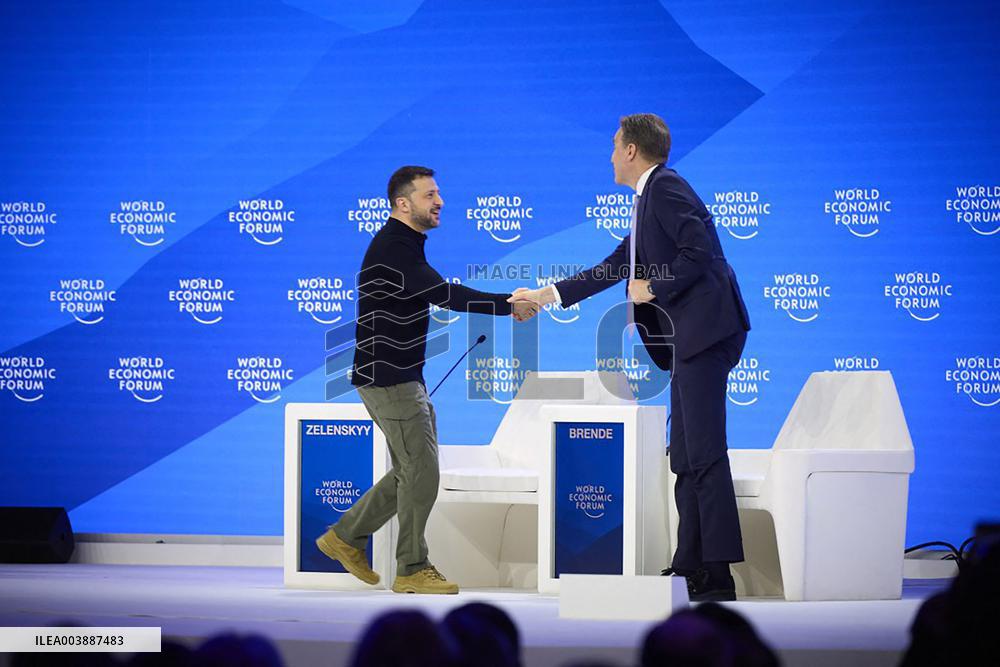 Zelensky At WEF - Davos