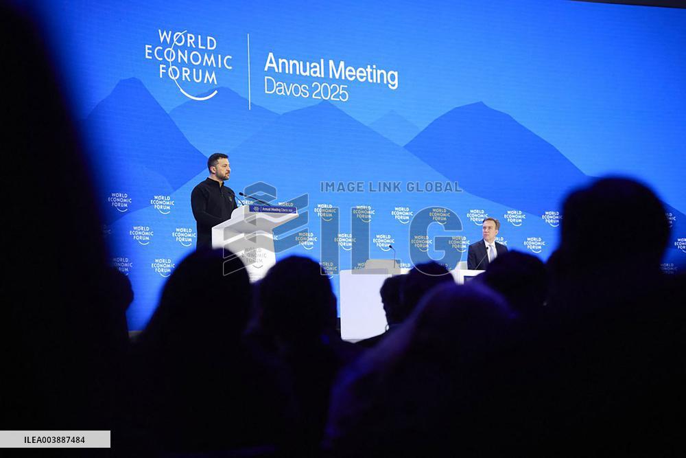 Zelensky At WEF - Davos