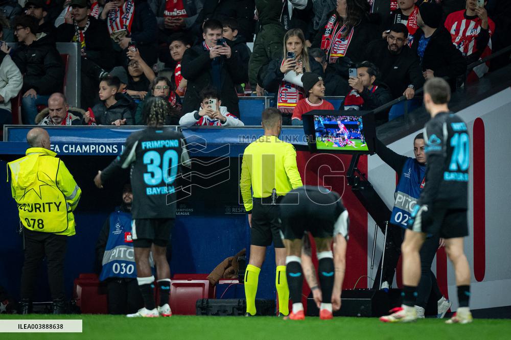 CALCIO - UEFA Champions League - Atletico Madrid vs Bayer Leverkusen