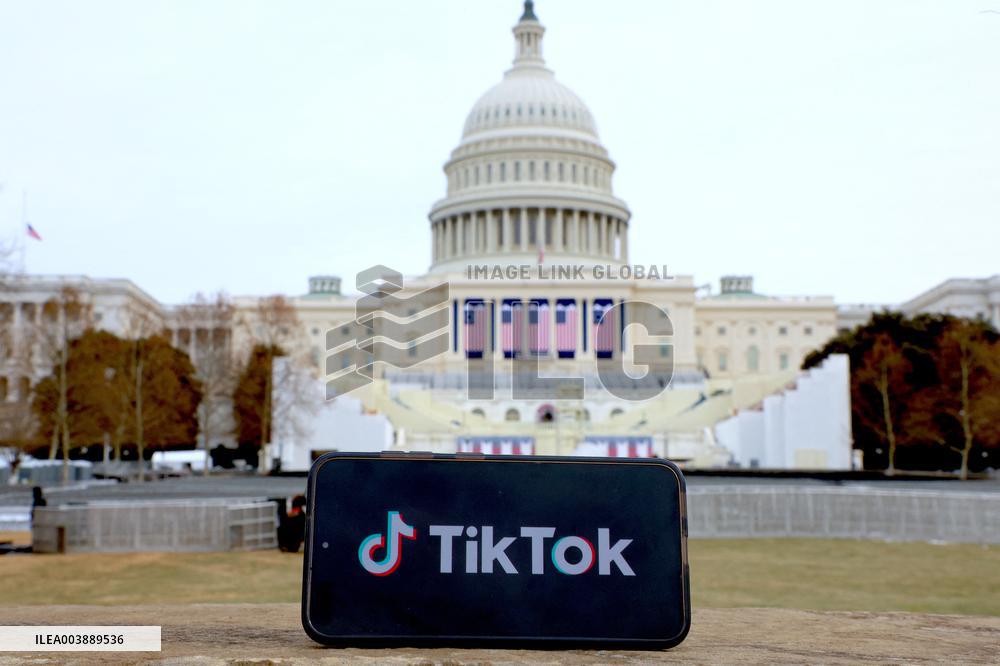 TikTok Logo Front Of The Capitol - DC