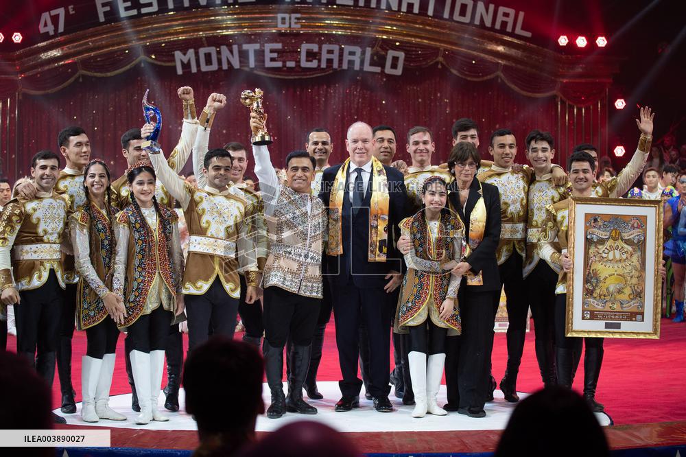 NO TABLOIDS: 47th International Circus Festival -Monaco