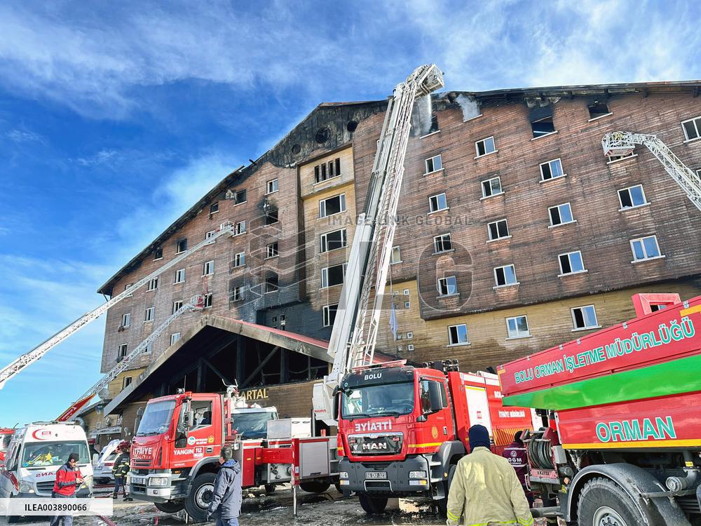 At Least 66 Dead In Hotel Fire - Turkey