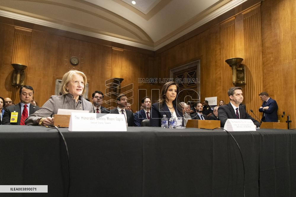 US Ambassador To The UN Elise Stefanik Confirmation Hearing - DC
