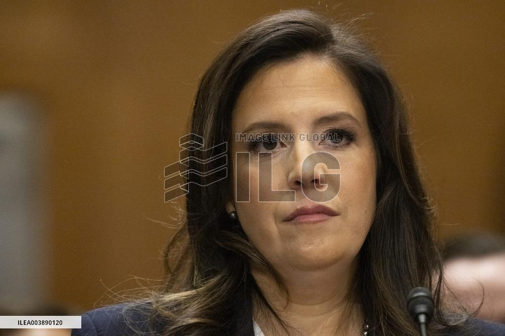 US Ambassador To The UN Elise Stefanik Confirmation Hearing - DC