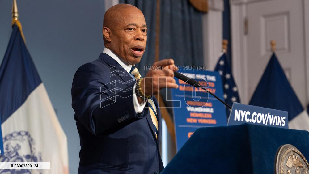 Mayor Adams Holds In-Person Media Availability - NYC