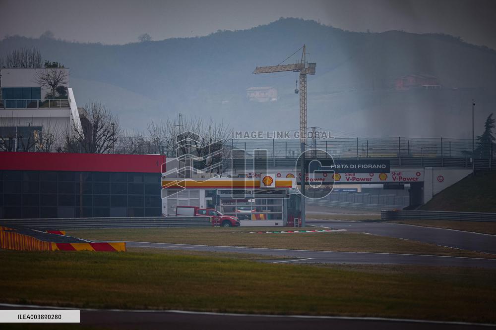 MOTORI - Formula 1 - Ferrari supporters for the first time of Lewis Hamilton on Ferrari F1