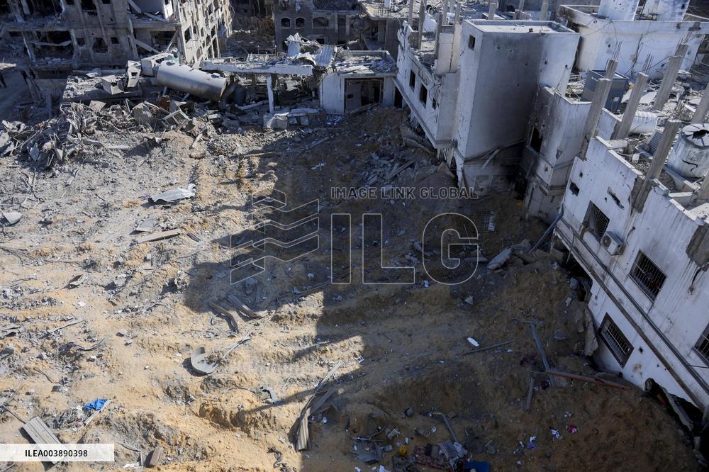 Hospital Destroyed by Israeli Army - Gaza