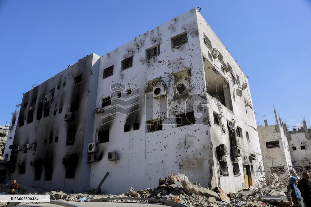 Hospital Destroyed by Israeli Army - Gaza