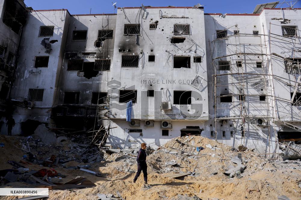 Hospital Destroyed by Israeli Army - Gaza