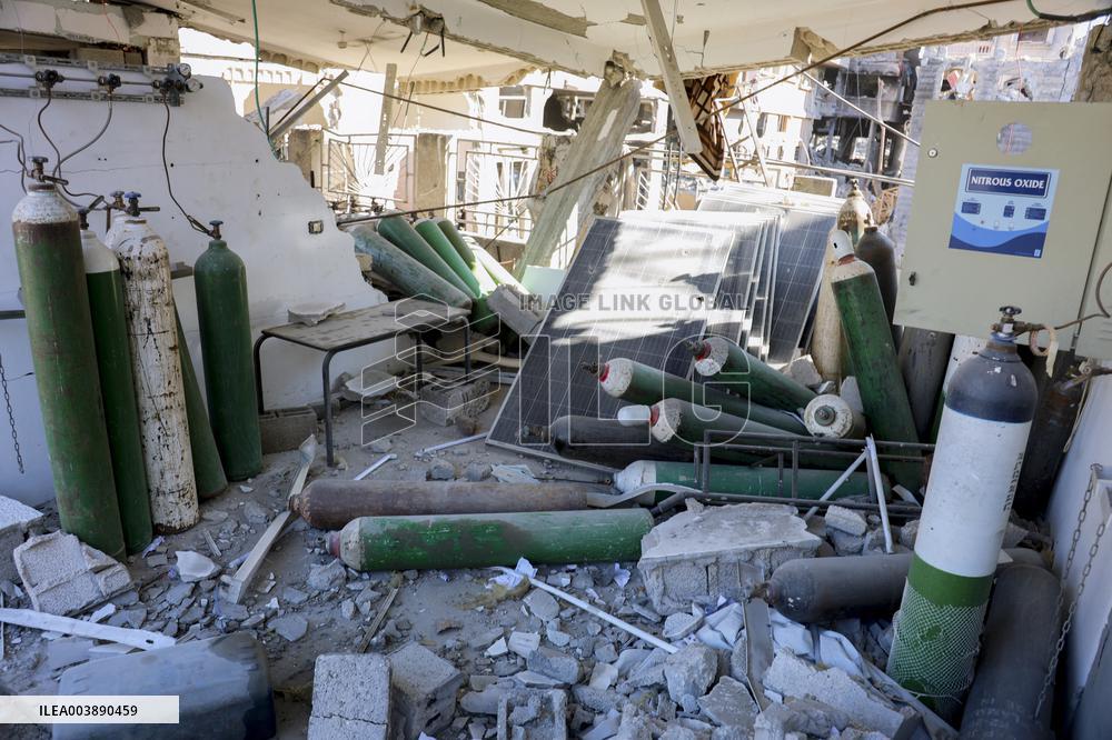 Hospital Destroyed by Israeli Army - Gaza