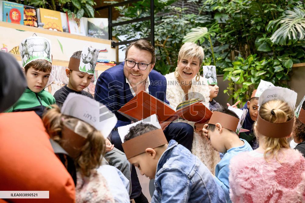 Princess Laurentien and Prince Constantijn Read at 2025 Breakfastn - Netherlands