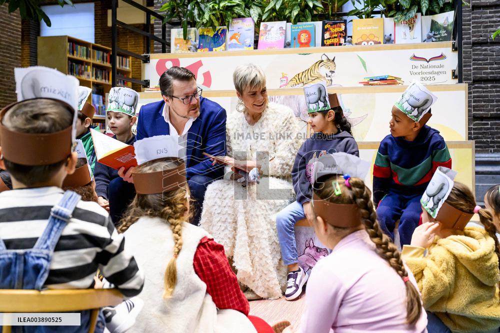Princess Laurentien and Prince Constantijn Read at 2025 Breakfastn - Netherlands