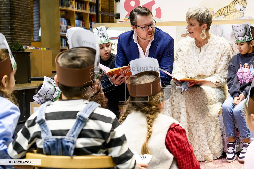 Princess Laurentien and Prince Constantijn Read at 2025 Breakfastn - Netherlands